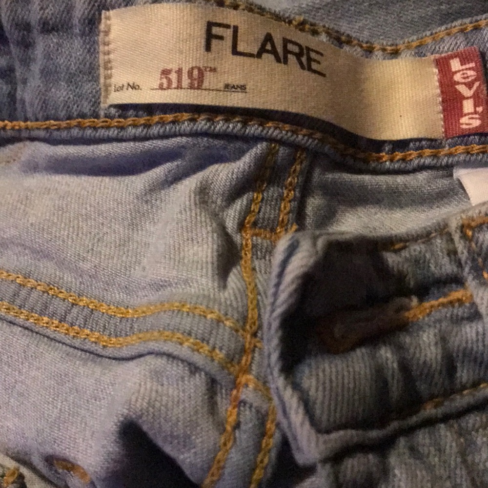 Old school Levi flares high wasted